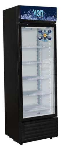 VON HOTPOINT VERTICAL COOLER 237L BLACK (VZC24DXK )