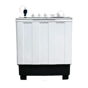 Von Twin Tub Washing Machine, White – 10KG (VWM-10AHK)