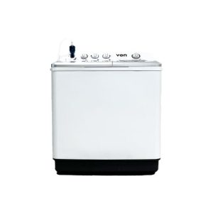 Von Twin Tub Washing Machine, White – 13KG (VWM-13AHK)