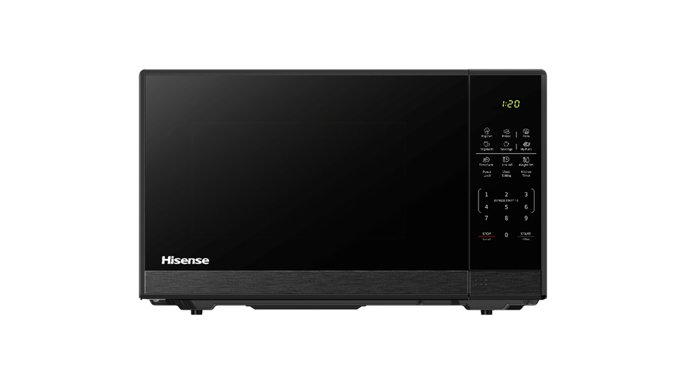 Hisense H37-MOBS5X Digital Solo Microwave Oven, 37L - Black