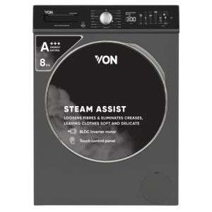 VON HOTPOINT WASHING MACHINE 9KG FRONT LOAD 1400Rpm(VALW-09FVK)