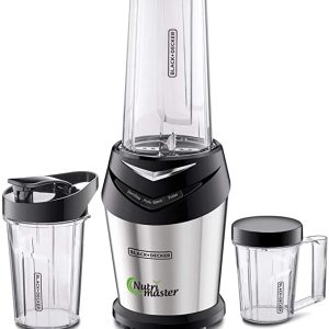 Black+Decker NutriMaster Blender/Smoothie Maker , 3 Jars with Lids 600W 1.75L(NE600-B5)