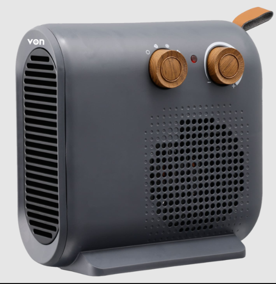 Von Fan Heater, 2000W – Black (VHF202MLK)