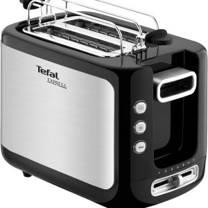TEFAL STAINLESS STEEL TOASTER 2 SLICE (TT365027)