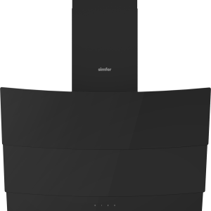 Simfer SM8678 Chimney Built-in Hood, 60cm - Black, Glass