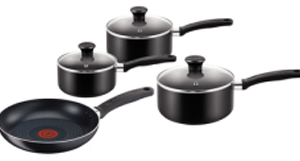 ESSENTIAL BLACK 7PC COOKWARE SET