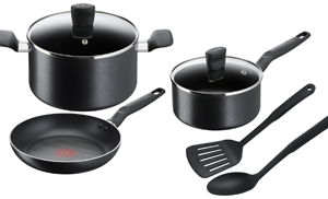 SUPER COOK 7pc COOKWARE SET B459S784 (BLACK)