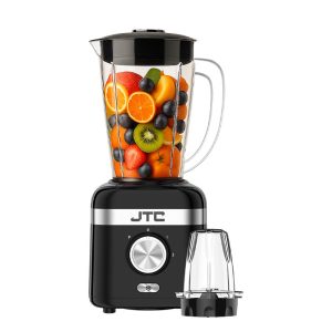 JTC 2-in-1 Blender with Grinder Mill – 400W Multi-Function Motor (BLT1011-CB)
