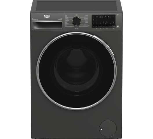 Beko BAW100 UK Front Load Washing Machine, Grey - 10KG