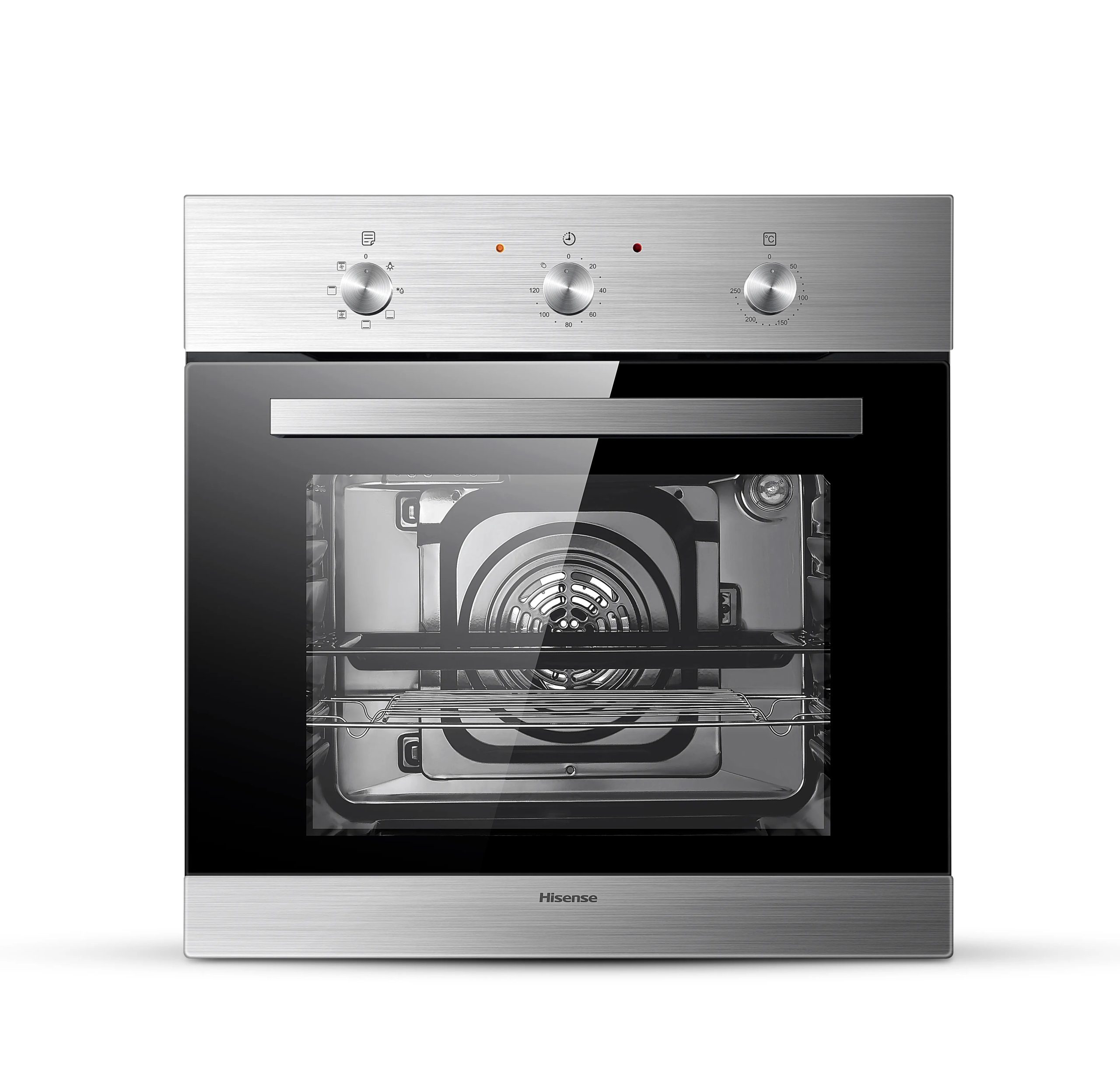 Hisense HBO60203 Built In Oven 60cm 6 Funtions, 61L - Stainless Steel