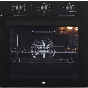 VON VOVM7509FCK Built Oven 9 Functions 60CM - Black Glass