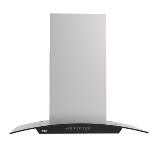 VON VHDWG670RCX Built In Hood Curved Glass 60CM, Stainless Steel