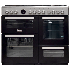 Simfer F10074SEIX Cooker 7 Gas 4 Compartments 100 X 60 WOK - INOX