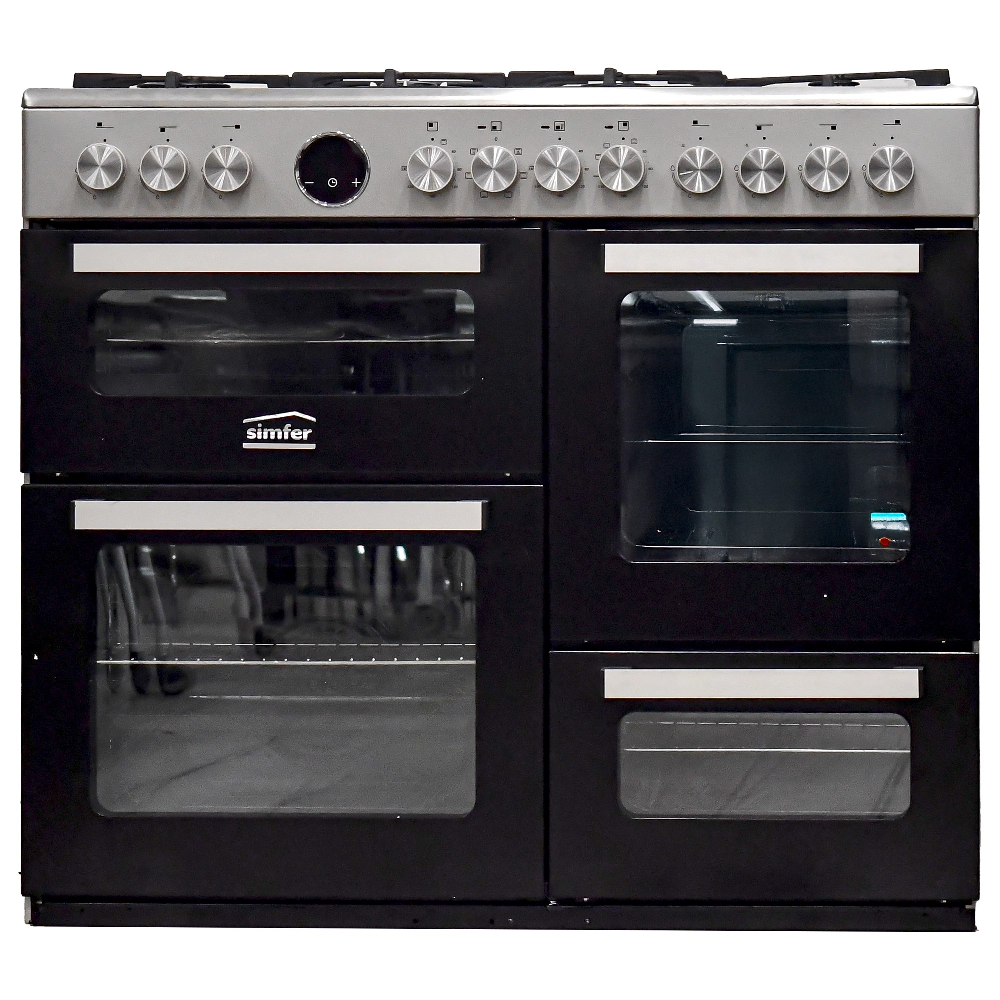 Simfer F10074SEIX Cooker 7 Gas 4 Compartments 100 X 60 WOK - INOX