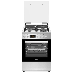 SIMFER Cooker 3 Gas + 1 Electric - F6316SEWIM, Inox Grey