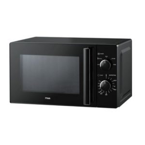 MIKA Microwave Oven, 20L, Manual, Solo, Black