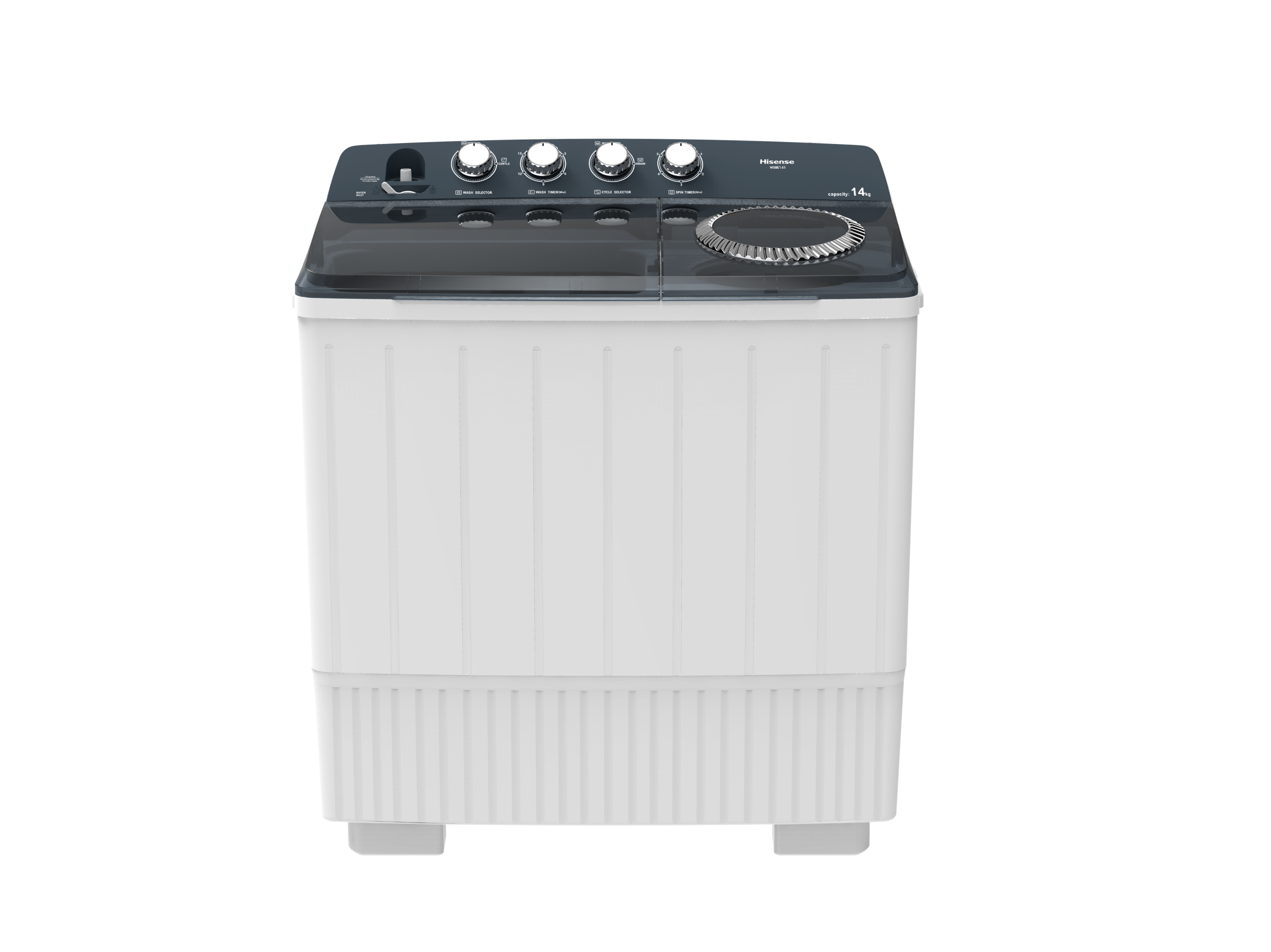 Hisense WSBE141 Twin Tub Washing Machine 14KG - White