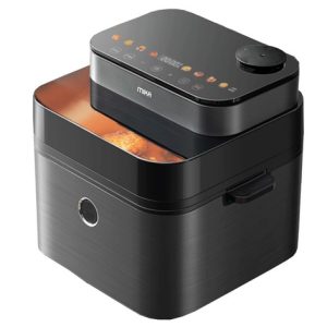 MIKA Air Fryer, 7.3L, Steam & Fry, Black