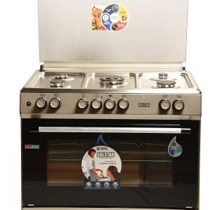 SOLSTAR 90CM, 5 GAS COOKERS (SO950DEINBSS)INOX