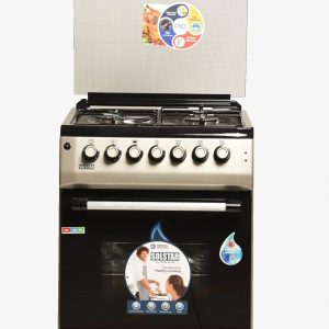SOLSTAR 60CM, 3 GAS +1 Hotplate COOKERS (SO631DERATSLBSS) SILVER