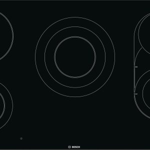 Bosch PKM975DK1D 5 Electric Ceramic Black Hob - 90 CM