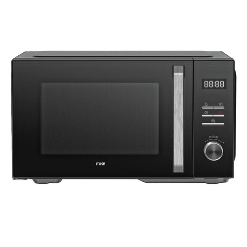 MIKA Flatbed Microwave Oven, 25L, Digital, With Grill (Combi), Black