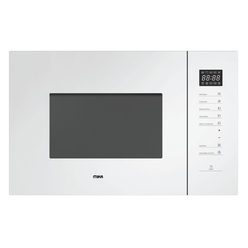 MIKA Built In Microwave Oven, With Grill (Combi), 25L, Touch Control, White