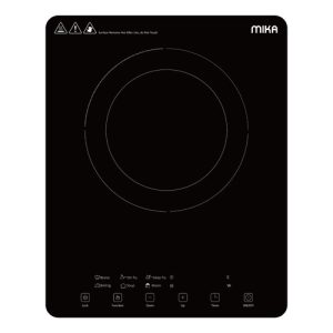 MIKA Portable Induction Cooker, Single Cooking Zone, Black Glass