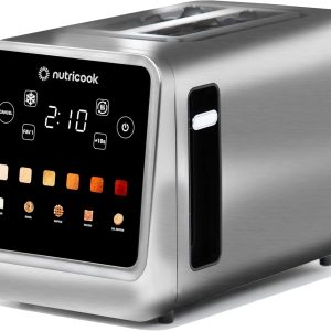 Nutricook NC-TS201 2-Slice Digital Toaster - Silver
