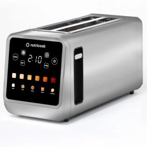 Nutricook NC-TS401 Digital Toaster 4-Slice - Silver