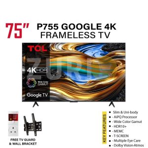 TCL P755 75 INCH 4K UHD Google TV