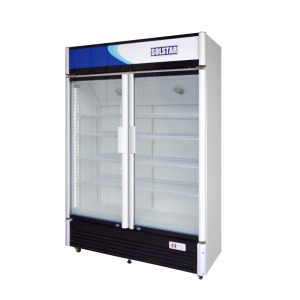 SOLSTAR 2 Door Showcase Chiller 900L(VC9000-WHB SS)