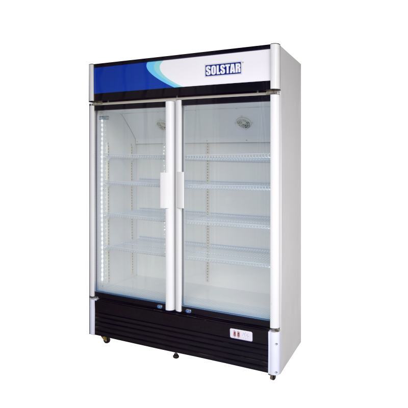 SOLSTAR 2 Door Showcase Chiller 900L(VC9000-WHB SS)