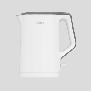 Midea Stainless Steel Kettle – 1.5L , White (MK-SH15COLOUR102A2)