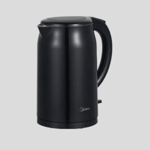 Midea Stainless Steel Kettle -1.7L, 2200W, Black (MK-HJ1705A2)