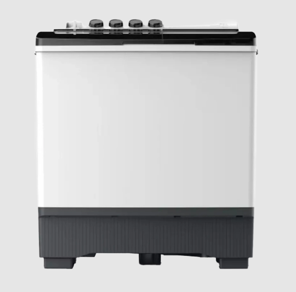 Midea Twin Tub Washing Machine, White – 8KG (MT100W80/WG)