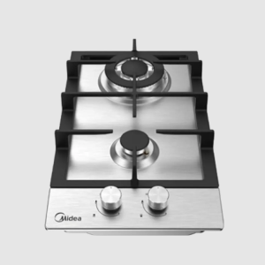 Midea Built-In Gas Hob, 2 Burners, Stainless Steel (30SB005)