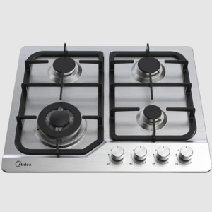 Midea Built-In Gas Hob, 4 Burners, Stainless Steel (60SJ401)