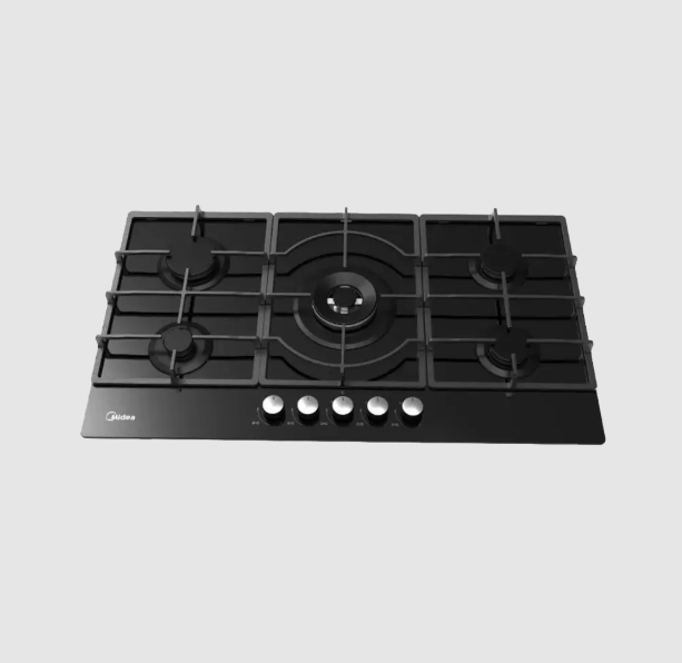 Midea Built-In Gas Hob, 5 Burners, Black(MG90GQ095AL1B-BS)