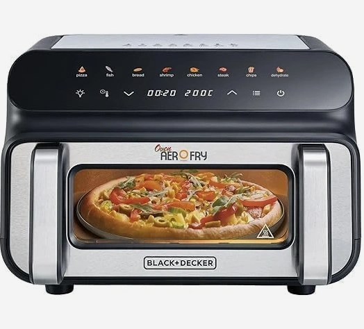 BLACK+DECKER Digital Pizza Oven Air Fryer 10.5L (PGAF105-B5)