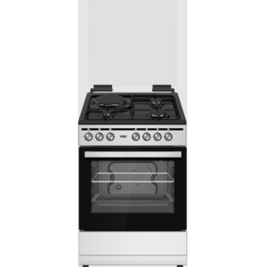 Von Cooker 3 Gas + 1 Electric – Thick Enamel Inox Grey (VCF663155NSY)