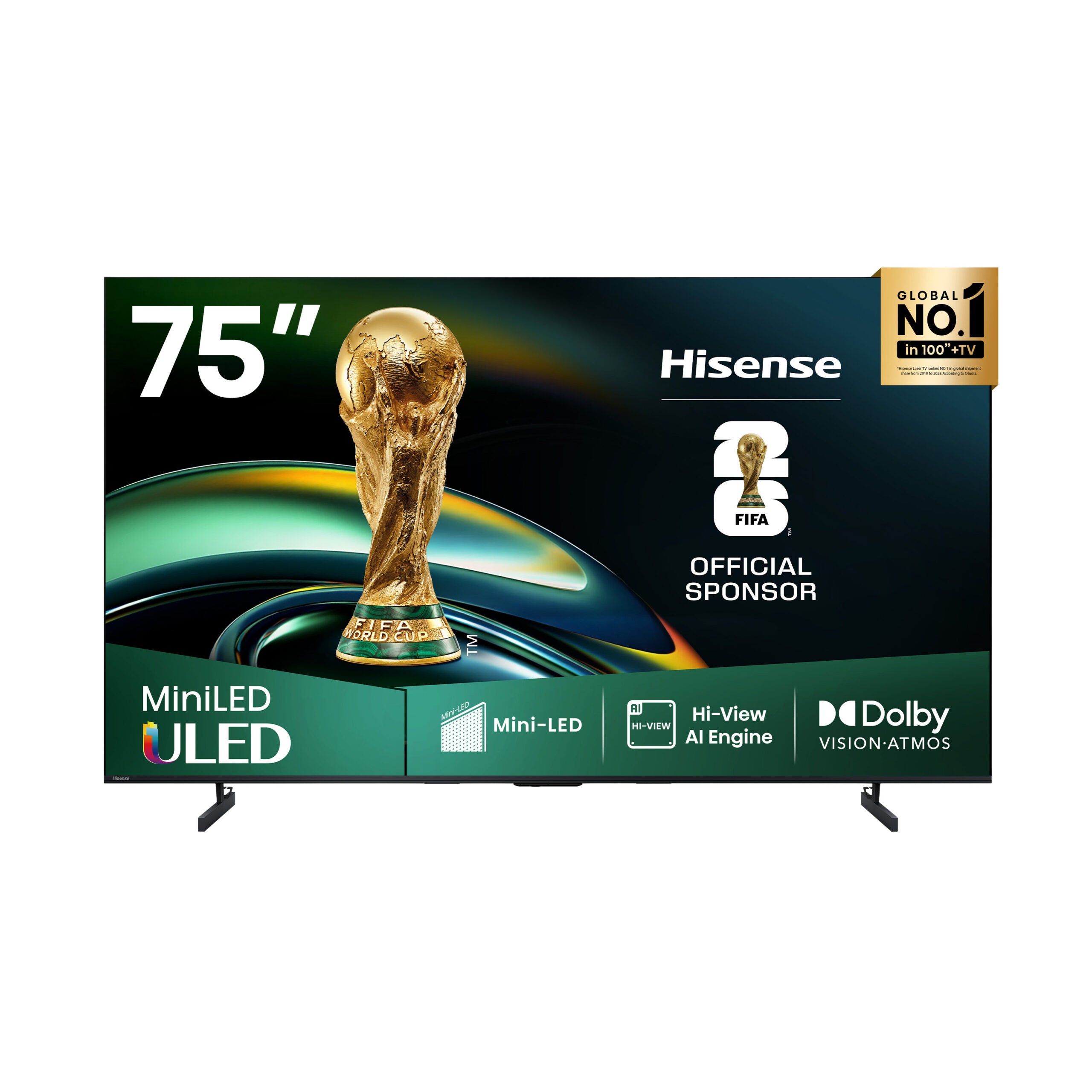 Hisense 75in 75U6N PRO MINILED ULED SMART TV - 4K