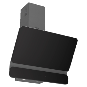Von VBDI641DFK Built-in Inclined Hood, 60cm - Black