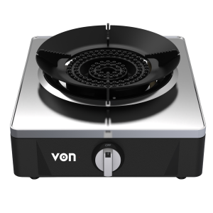 VON VCT-115DKCX Cooker 1 Gas Direct Fire Dual Burner