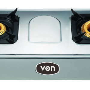 VON VCT-220DBCX Cooker 2Gas Direct Fire Dual Burners