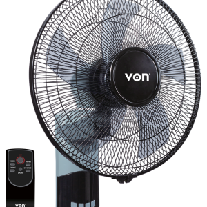 Von VFW-6605-DJK 16in Wall Fan, 60W – Black