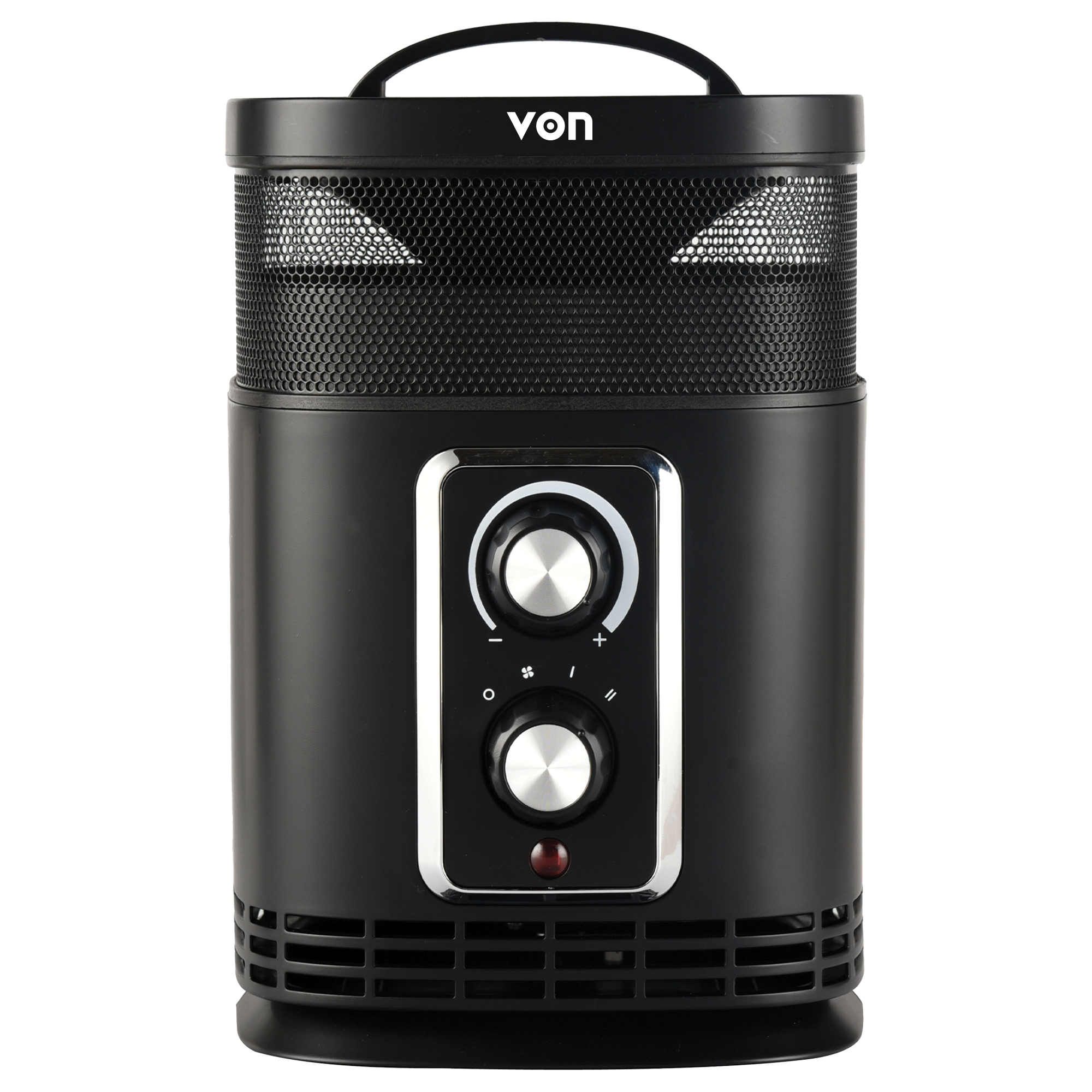 VON VHF152MLK Fan Heater, 1500W - Black