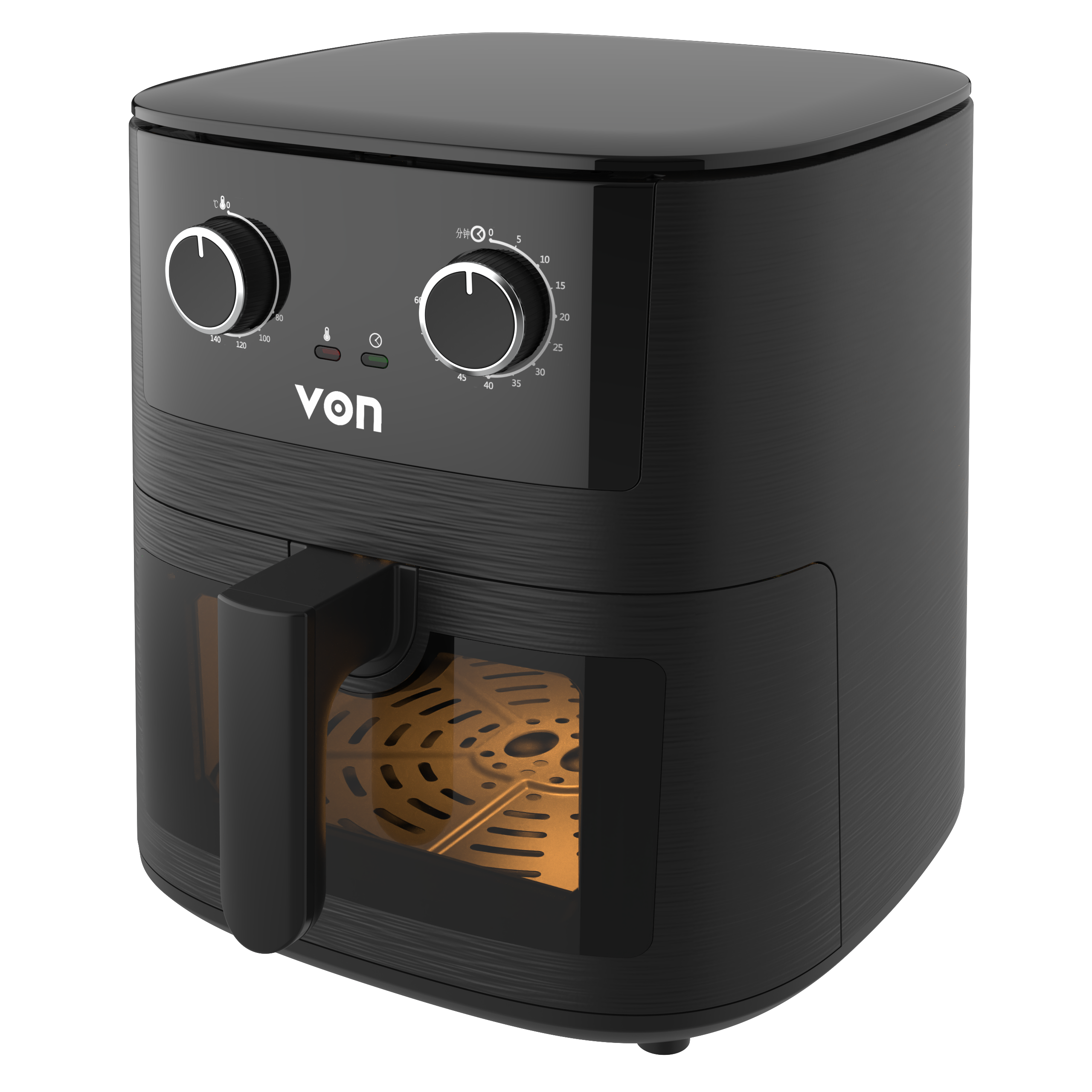 VON VAF065MCK Manual Air Fryer, 6.5L