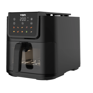 VON VAF080DSTK Slim Digital Air Fryer, 8L