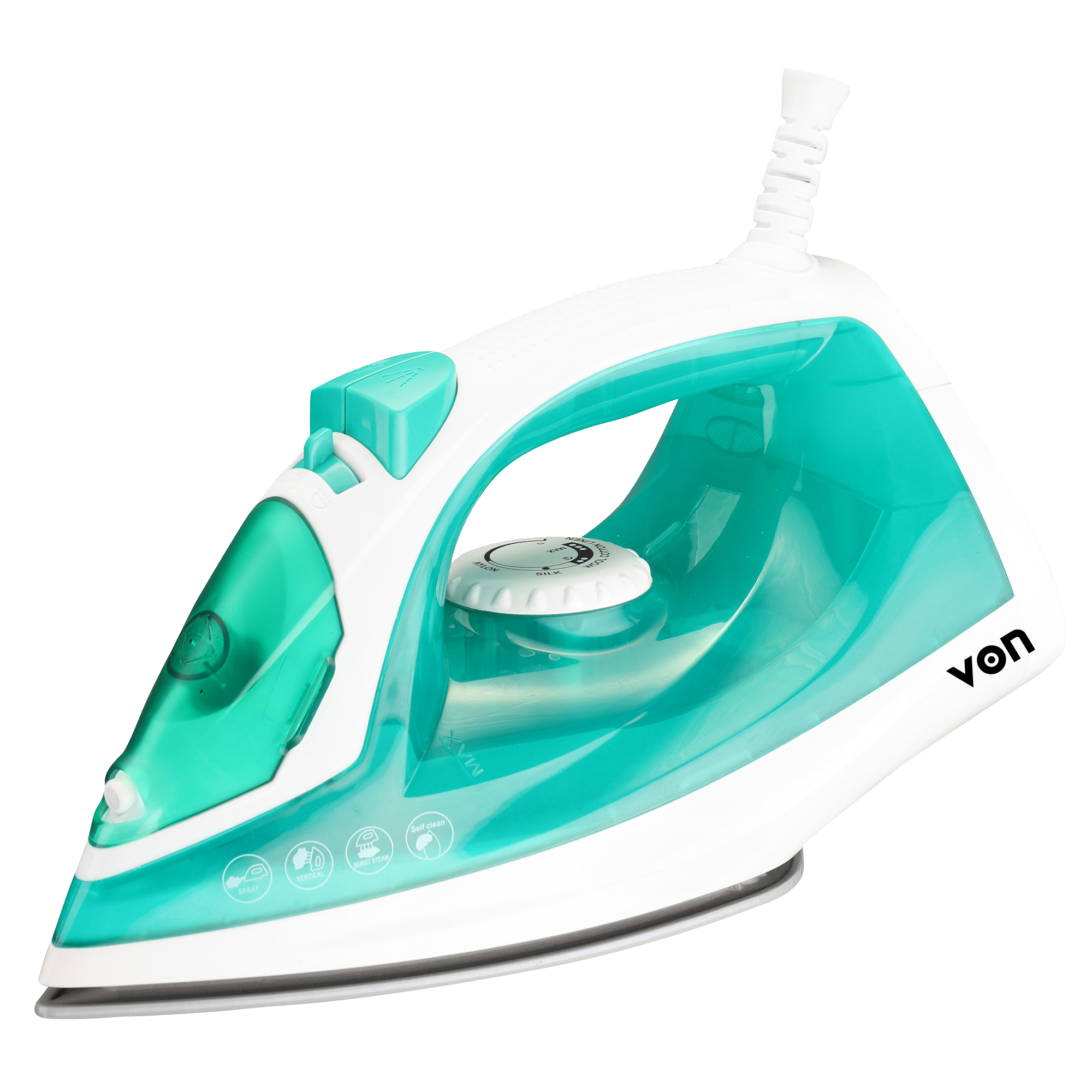 VON VIS161CSG Steam Iron - Ceramic soleplate, 1600W